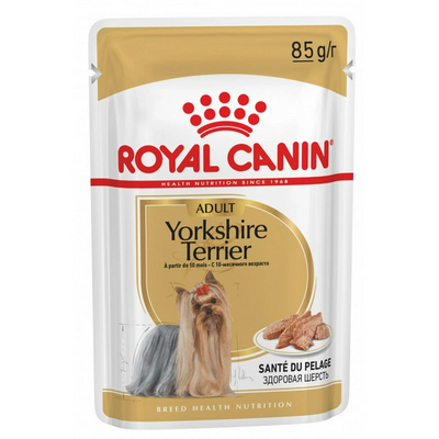 ROYAL CANIN YORKSHIRE ADULT вологий корм для собак породи йоркширський тер'єр паштет 85г 2040001 фото