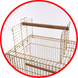 Клітка для середніх та великих птахів GOLDEN CAGE, 830A OPENTOP, емаль чорна 830A OPENTOP, чорна фото 7