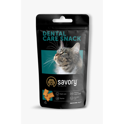 Savory Snack Dental Care Ласощі для котів догляд за зубами 31478  фото