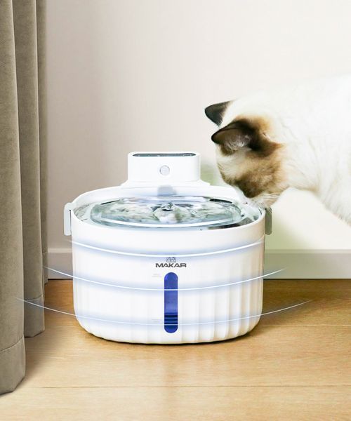 Розумний фонтанчик (поїлка автоматична) для домашніх тварин Dual-Mode Sensor Smart Water Fountain фото