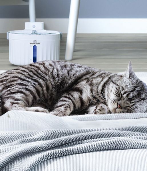 Розумний фонтанчик (поїлка автоматична) для домашніх тварин Dual-Mode Sensor Smart Water Fountain фото