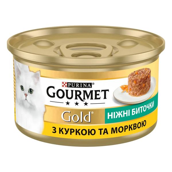 Gourmet Gold Ніжні Биточки з куркою і морквою, 85 г 442207 фото