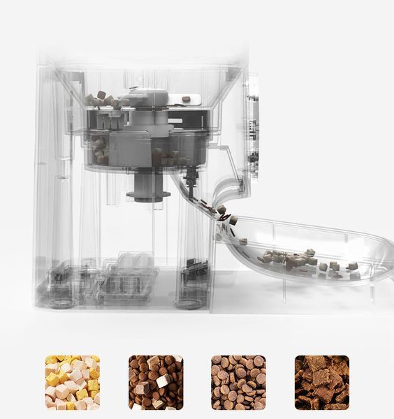 Інтелектуальна автоматична годівничка для домашніх тварин Space Pet з WiFi Space Pet Intelligent automatic pet feeder фото