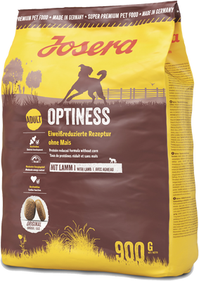 Josera Dog Optiness Сухий корм зі зниженим вмістом білка (картопля і баранина) 900 г 745228 фото