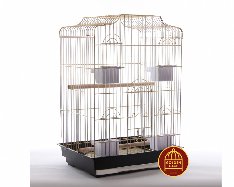 Клітка для середніх птахів GOLDEN CAGE, 607G "золото" 607G фото