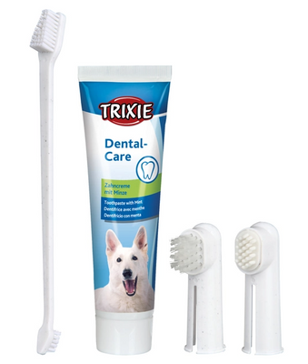 Набір для чищення зубів собак Trixie  Dental Care Set 2561 фото