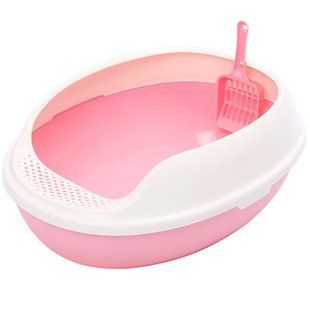 Туалет с бортиком LOCO TOY's, ELIO розовый ELIO Light Pink фото