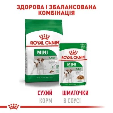 Royal Canin Adult Mini (Пауч) Консервы в соусе для собак малых пород 85 г 008256 фото