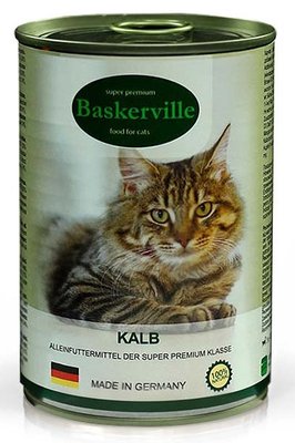 Baskerville Телятина для котів 400 г 21549 фото