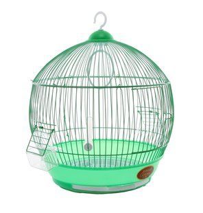 Клітка для малих птахів, кругла GOLDEN CAGE, A308G "золото" A308G фото
