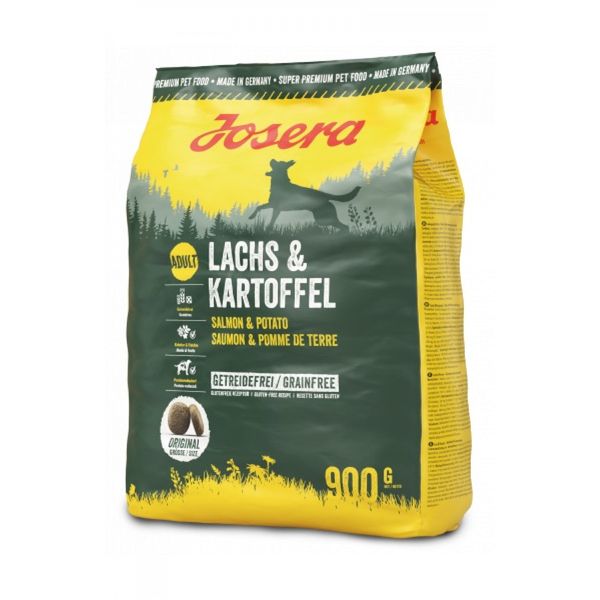 Josera Lachs & Kartoffel Беззерновий корм для собак з лососем і картоплею 900 г 745310 фото