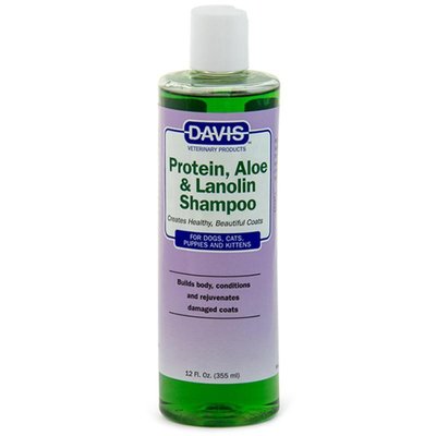 Davis  Protein&Aloe&Lanolin Shampoo - Шампунь-концентрат с протеином, алоэ и ланолином для собак и котов 355 мл 12408 фото