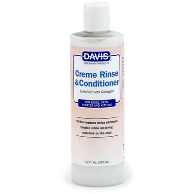 Davis Creme Rinse & Conditioner - Ополіскувач і кондиціонер з колагеном у вигляді концентрату для собак і котів 355 мл 12408 фото