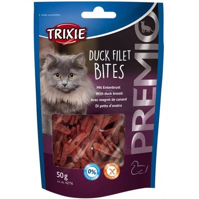 Ласощі для кішок Trixie 42716 Premio Duck Filet Bites з качиними грудками 42716 фото
