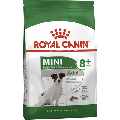 Royal Canin Mini Adult 8+ Сухий корм для старіючих собак малих порід 800 г 30020089 фото
