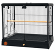 Клітка для малих та середніх птахів GOLDEN CAGE, B6001 емаль чорна B6001 чорна фото