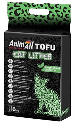 AnimAll Tofu Cat Litter Гранульований грудкуючий наповнювач з ароматизатором, 2,6 кг/6 л 61 564 фото