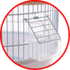 Клітка для малих та середніх птахів, кругла GOLDEN CAGE, 330 (DIVA) емаль біла 330 (DIVA) біла фото 10