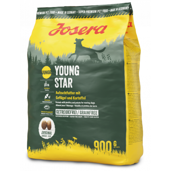 Josera Young Star Беззерновий корм для цуценят і молодих собак 900 г 50006125 фото