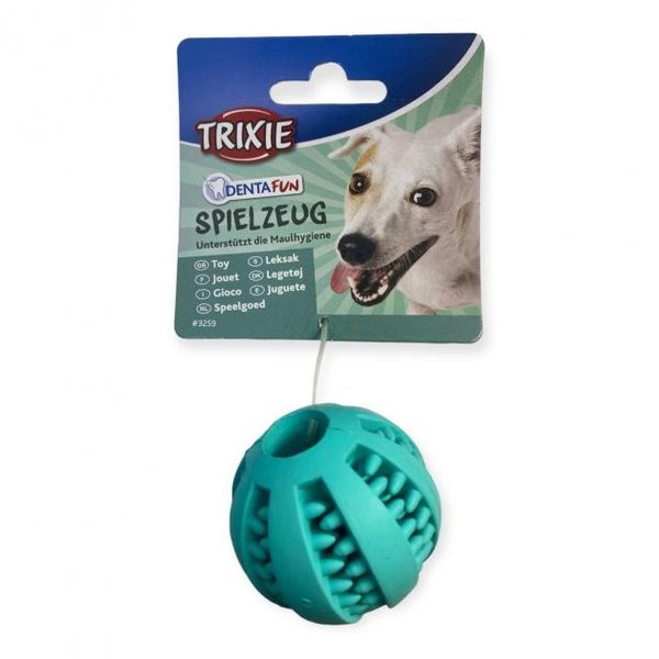 Іграшка Trixie для собак DentaFun М'яч бейсбольний 5 см 32880 фото