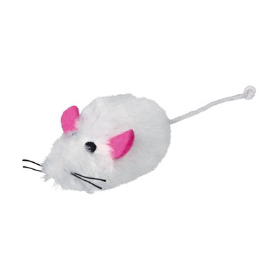 Trixie іграшка для котів Мишка плюшева з пищалкою, 9 см 1 шт 4116_1шт фото