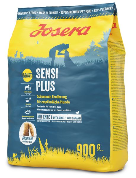 Josera Dog SensiPlus Adult Сухой корм для взрослых собак с чувствительным пищеварением утка с рисом 900 г  50006121 фото