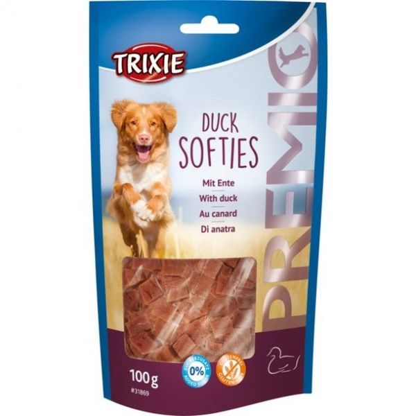 Ласощі для собак Trixie PREMIO Softies з качкою 100г 31869 фото