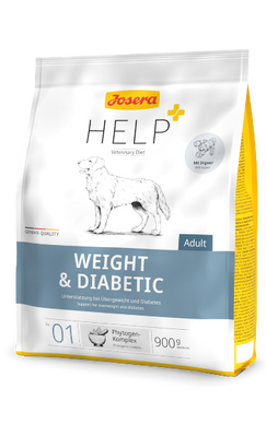 Josera Help Weight & Diabetic Dog Поддержка при избыточном весе и диабете 900 г 768180 фото