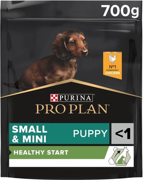 Pro Plan Puppy Small & Mini Healthy Start Chicken Сухой корм для щенков малых и карликовых пород с курицей, 700 г 118744 фото