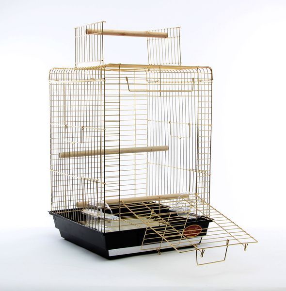 Клітка для середніх птахів GOLDEN CAGE, 1901 OPENTOP Gold 1901G OPENTOP Gold фото