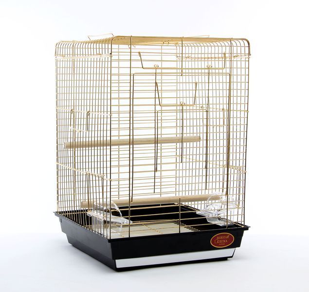 Клітка для середніх птахів GOLDEN CAGE, 1901 OPENTOP Gold 1901G OPENTOP Gold фото