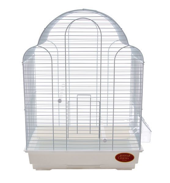 Клітка для малих та середніх птахів GOLDEN CAGE, 700А емаль біла 700A біла фото