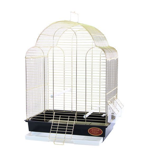 Клетка для малых и средних птиц GOLDEN CAGE, 700А "золото" 700A GOLD фото